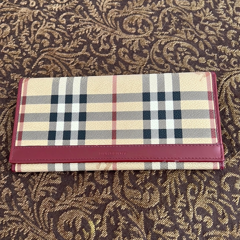 Burberry Authentic Haymarket Wallet